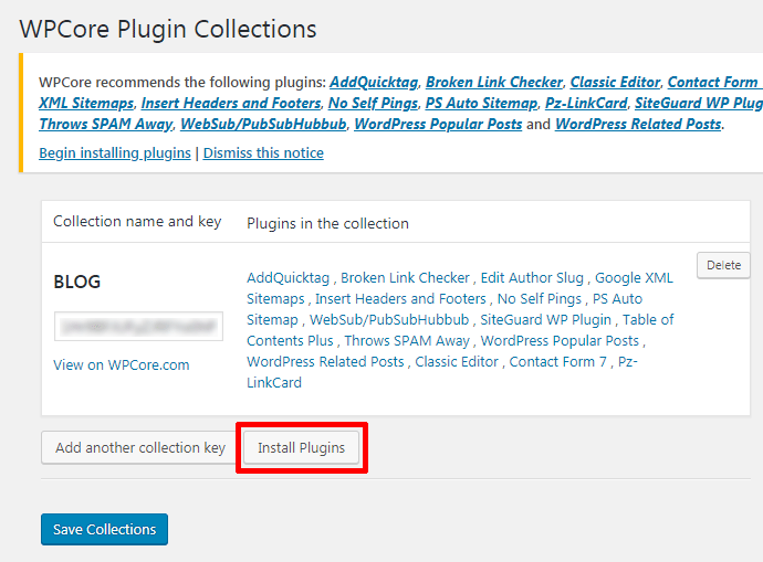 WPCore-Plugin-Manager-プラグインをインストール